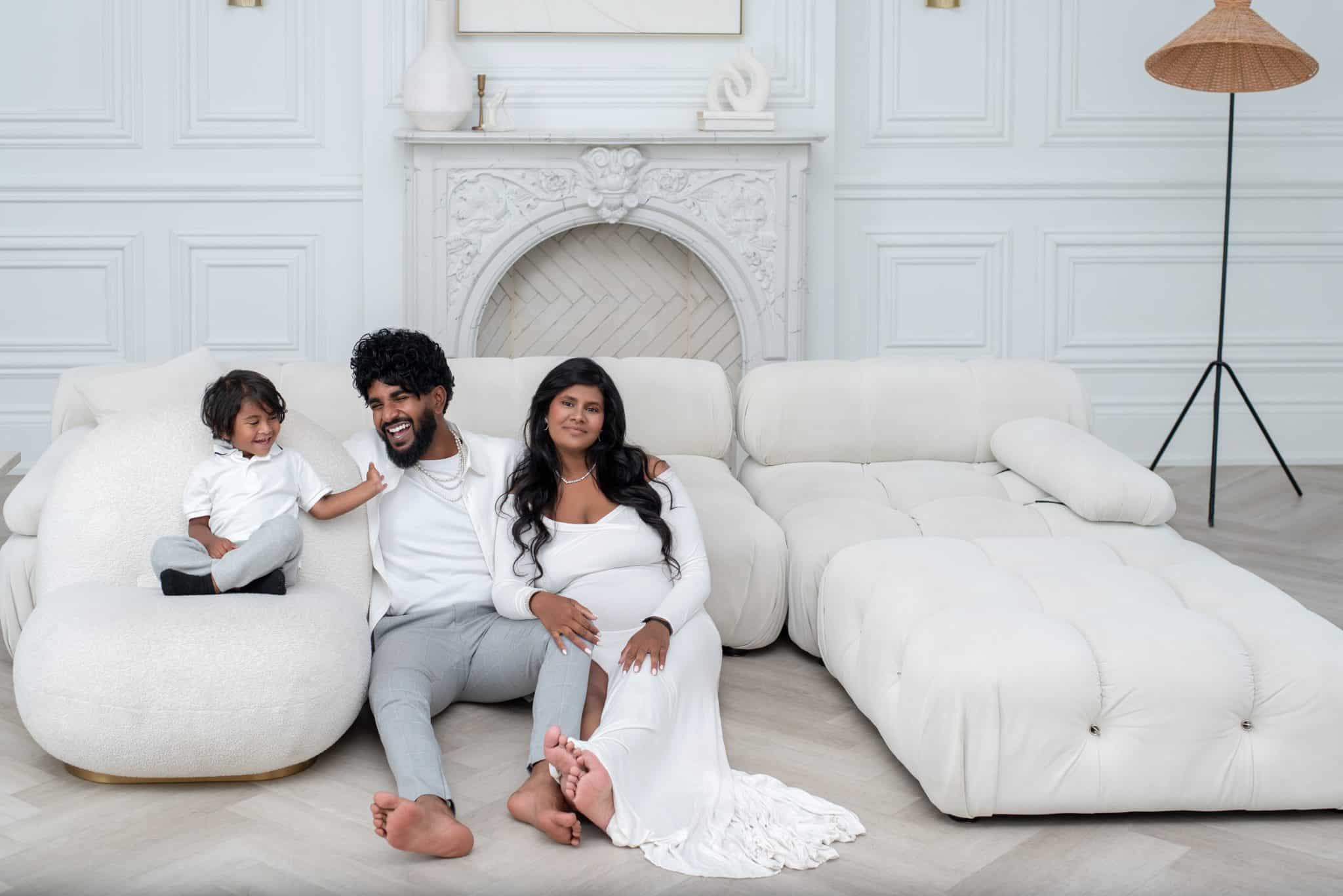 Family photography in Toronto studio