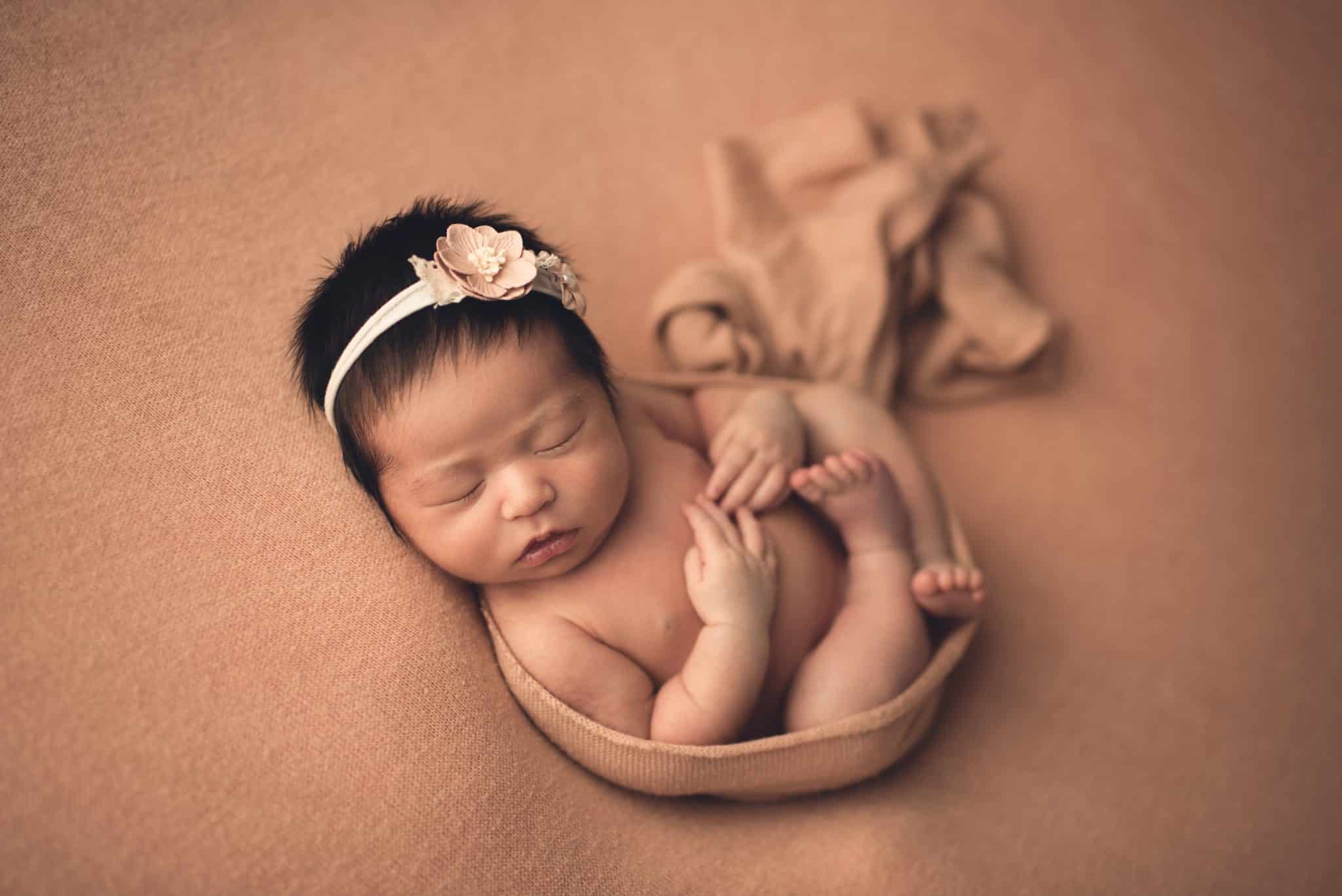 Sibling newborn photography Toronto featuring older brother posing with newborn baby in collage portraits