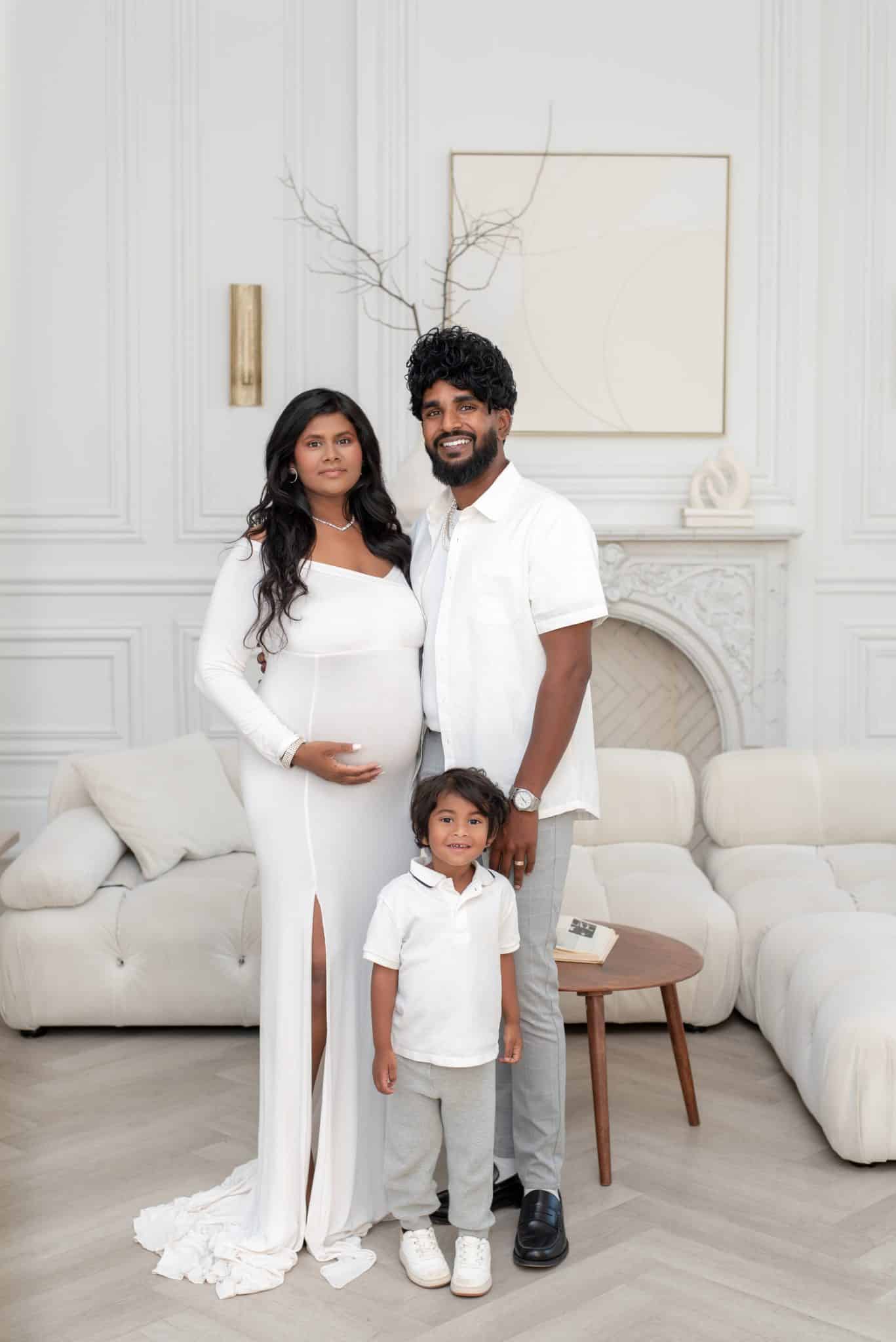 Studio maternity photoshoot, Toronto
